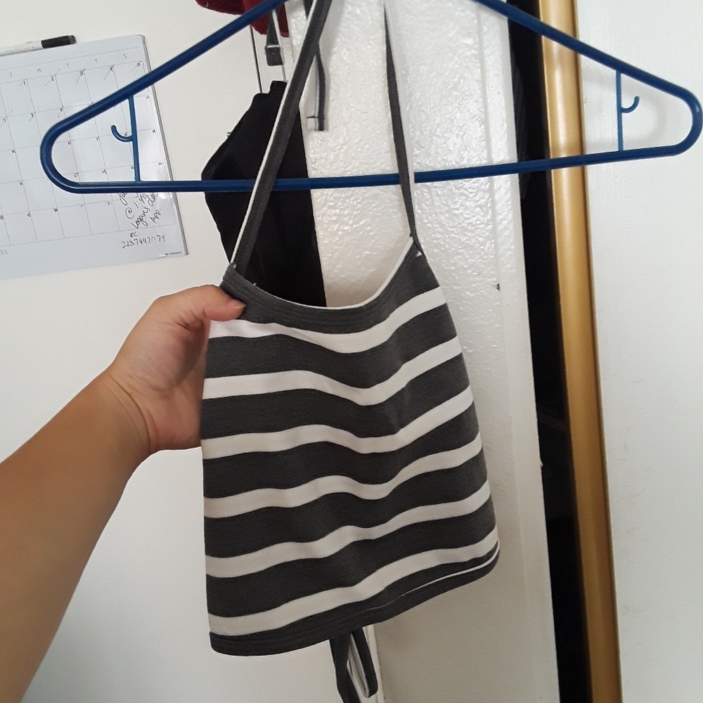 AA halter tie top